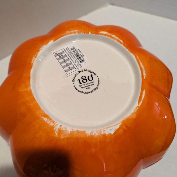 One Hundred 80 Degrees Ghost Pumpkin Candy Jar - Picture 7 of 8